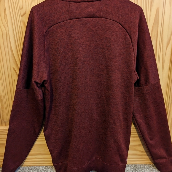 Adidas climalite burgundy zip up jacket - Picture 3 of 4